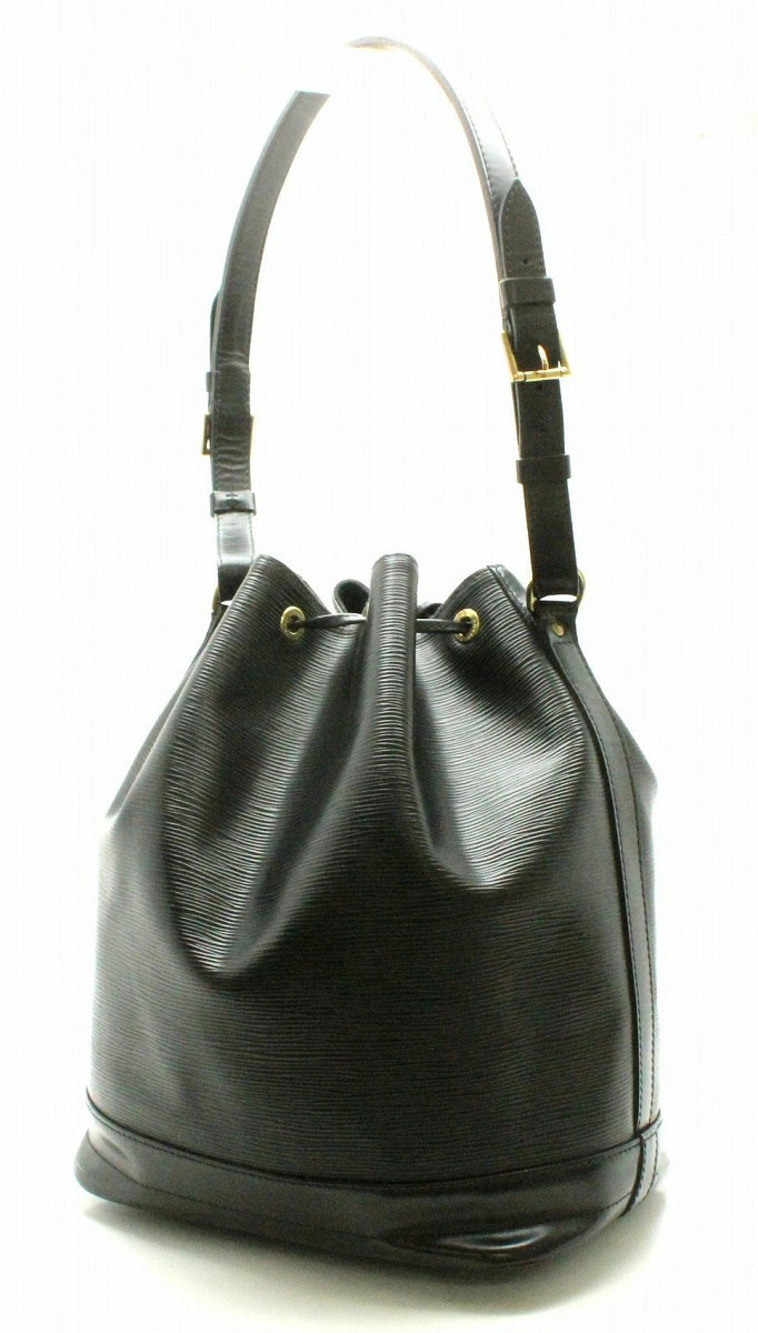Louis Vuitton Epi Noir Noe Black Leather Bag Shoulder Black